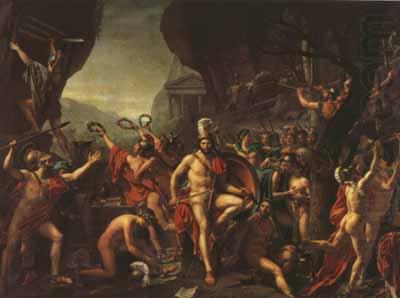 Jacques-Louis David Leonidas at thermopylae (mk02) china oil painting image